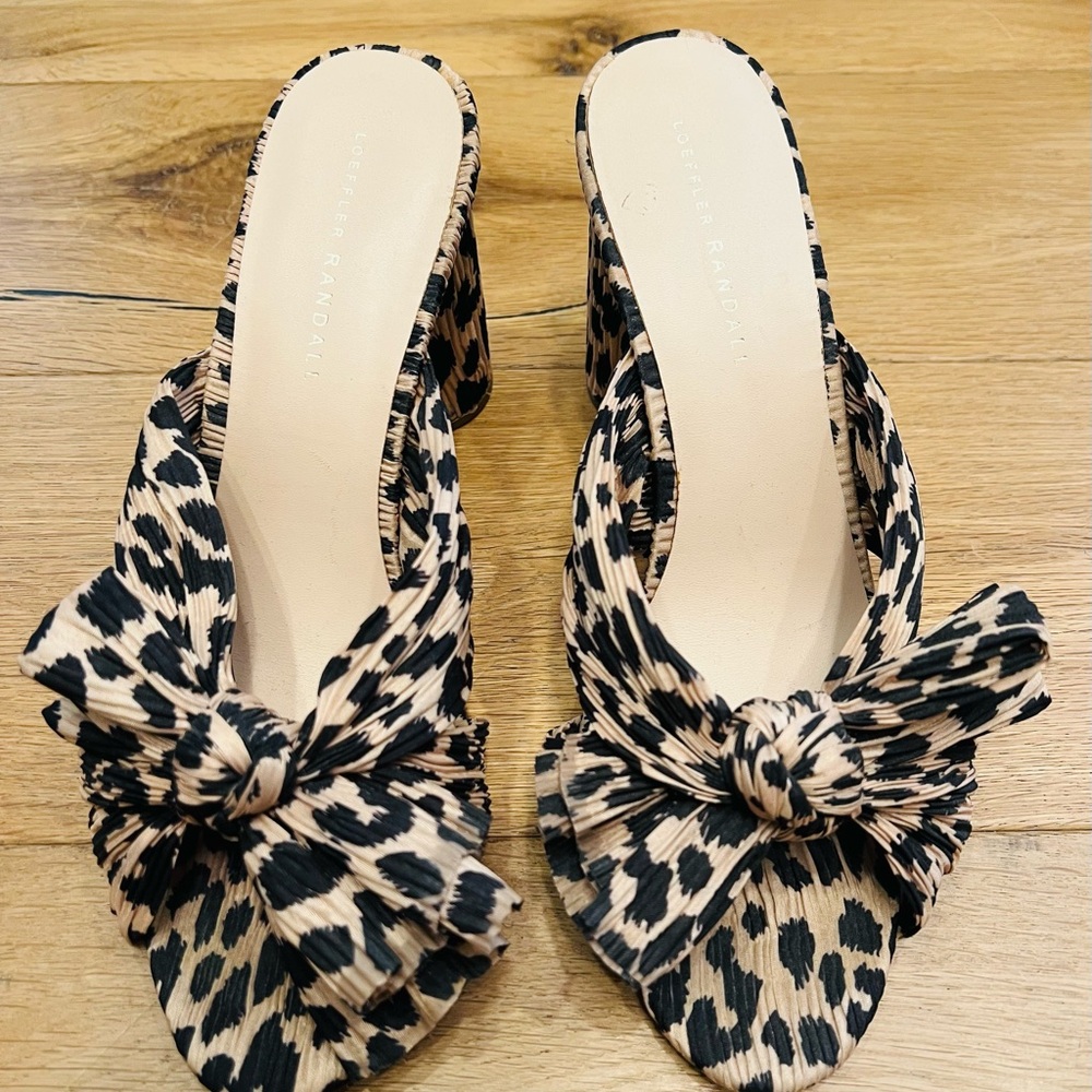 Loeffler Randall Leopard Print Heels